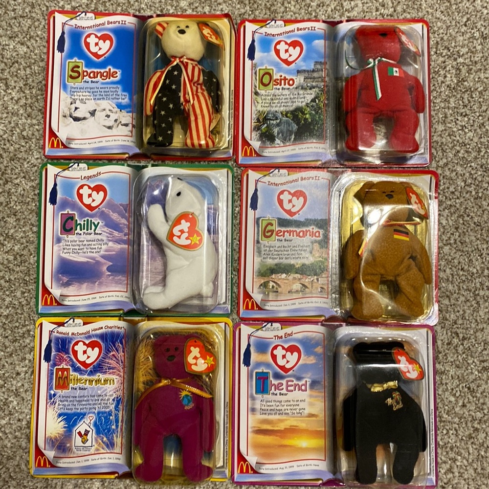 Collectible Vtg Ty McDonalds Teenie International